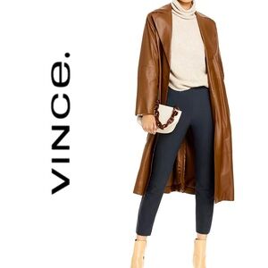 Vince Stitch-Front Seam Ankle Pant